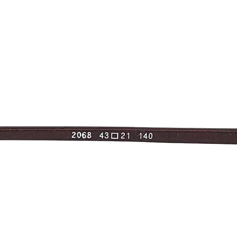 ogi Eyeglasses Frames 2068 COL. 59 Burgundy Red Geometric Wire Rim 43-21-140